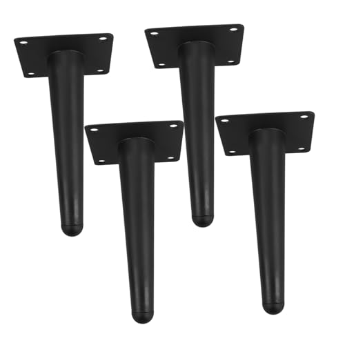 TEHAUX 4 Stück Teiliges Set Schräger Metallmöbelfüße Robuste Schwarz Konische Tisch und Sofabeine Moderne Stabile Möbelbeine für Couchtische Bänke und Sofas TEHAUX 4 Stück Teiliges Set Schräger Metallmöbelfüße Robuste Schwarz Konische Tisch und Sofabeine Moderne Stabile Möbelbeine für Couchtische Bänke und Sofas von TEHAUX