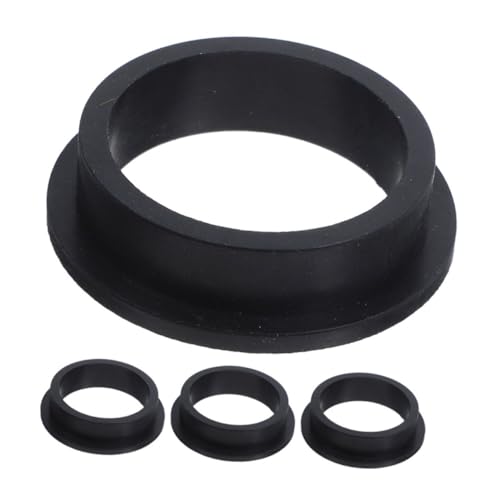 TEHAUX 4 Stück Teiliges Silikon dichtungsring Pool Schlauch Langlebige O Ringe zur Abdichtung von Sandfilterpumpen Kompatibel mit Poolpumpe Sandfilteranlage Einfache Installation Schwarz von TEHAUX
