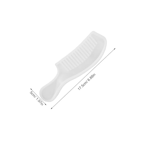 TEHAUX 4 Stück Teiliges Silikonform für Epoxidharz Transparente Resin Gießform für DIY Haarkamm Hitzebeständig Langlebig und Detailgenau für Handgefertigten Schmuck und Bastelprojekte von TEHAUX