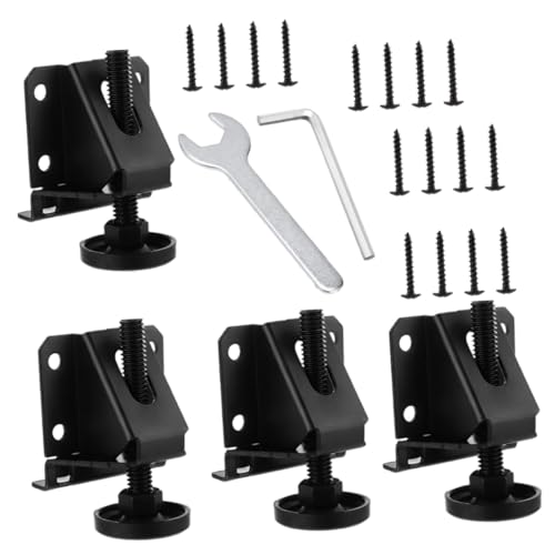 TEHAUX 4 Stück Teiliges Verstellbare Möbel Füße Schwerlast Höhenverstellbar Belastbar für Werkstatttisch Schrank Tisch Nivellierfüße gegen Unebenen Boden mit Schrauben und Werkzeug TEHAUX 4 Stück Teiliges Verstellbare Möbel Füße Schwerlast Höhenverstellbar Belastbar für Werkstatttisch Schrank Tisch Nivellierfüße gegen Unebenen Boden mit Schrauben und Werkzeug von TEHAUX