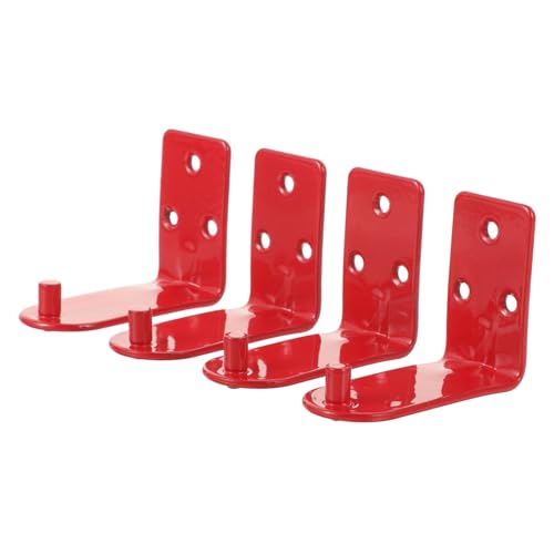 TEHAUX 4 Stück Teiliges Wandhalter für Feuerlöscher Robuste Metallhalterung Platzsparend Einfache Montage Glatte Oberfläche Langlebig für Haushalt und Gewerbliche Nutzung von TEHAUX