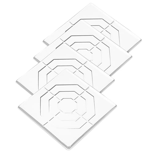 TEHAUX 4 Stück Transparente Möbelfüße Pads aus Silikon rutschfeste Bodenschoner für Tisch Stuhl Sofabeine Kratzfeste Zuschneidbare Schutzmatten Vielseitig Vibrationsdämpfer Geeignet TEHAUX 4 Stück Transparente Möbelfüße Pads aus Silikon rutschfeste Bodenschoner für Tisch Stuhl Sofabeine Kratzfeste Zuschneidbare Schutzmatten Vielseitig Vibrationsdämpfer Geeignet von TEHAUX