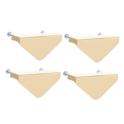 TEHAUX 4 Stück Triangle Schrankgriff aus Hochwertigem Space Aluminium Dreieckiges Design Robust und Langlebig Geeignet für Schränke Kommoden Kleiderschränke Einfache Montage Modernes TEHAUX 4 Stück Triangle Schrankgriff aus Hochwertigem Space Aluminium Dreieckiges Design Robust und Langlebig Geeignet für Schränke Kommoden Kleiderschränke Einfache Montage Modernes von TEHAUX