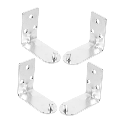 TEHAUX 4 Stück Wandhalterung für Feuerlöscher Robuste Eisenhalterung für Verschiedene Typen Platzsparendes Design für Zuhause und Büro Einfache Montage und Sichere Aufbewahrung von TEHAUX