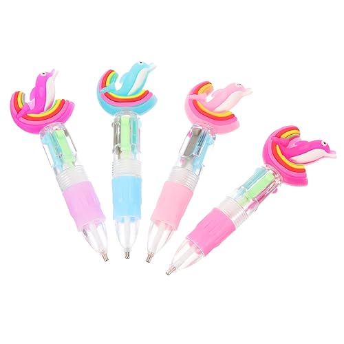 TEHAUX 4 Teiliger Bohrstift Multi Füller Mate Lanyard Catcher Kugelschreiber Dot Four Kit Flair Animal Diamond Art Pen Glitzerstifte Grabber Lineal Gel Untersetzer Löschbare von TEHAUX