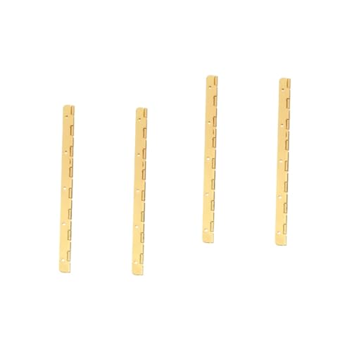 TEHAUX 4 Teiliges Möbel Scharnierset aus Langlebiger Zinklegierung Goldfarbene Rostfreie Türscharniere für Küchenschrank Vielseitig Einsetzbar für Schranktüren Installieren TEHAUX 4 Teiliges Möbel Scharnierset aus Langlebiger Zinklegierung Goldfarbene Rostfreie Türscharniere für Küchenschrank Vielseitig Einsetzbar für Schranktüren Installieren von TEHAUX