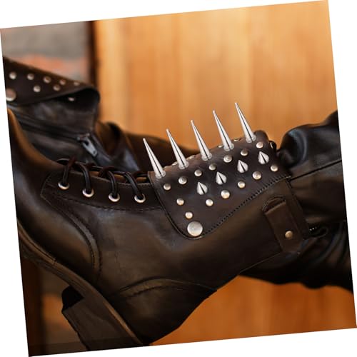 TEHAUX 40 Stück Teiliges Punk Spike Nieten Metallspikes für Leder Schuhe Taschen DIY Bekleidungszubehör Robust und Vielseitig für Lederhandwerk und Modeprojekte von TEHAUX