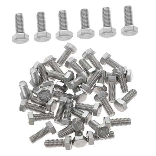 TEHAUX 40 Stück Teiliges Vollgewinde Außensechskant schrauben aus Edelstahl Korrosionsbeständig und Langlebig für Möbel Automotive Motorrad und DIY anwendungen Geeignet TEHAUX 40 Stück Teiliges Vollgewinde Außensechskant schrauben aus Edelstahl Korrosionsbeständig und Langlebig für Möbel Automotive Motorrad und DIY anwendungen Geeignet von TEHAUX