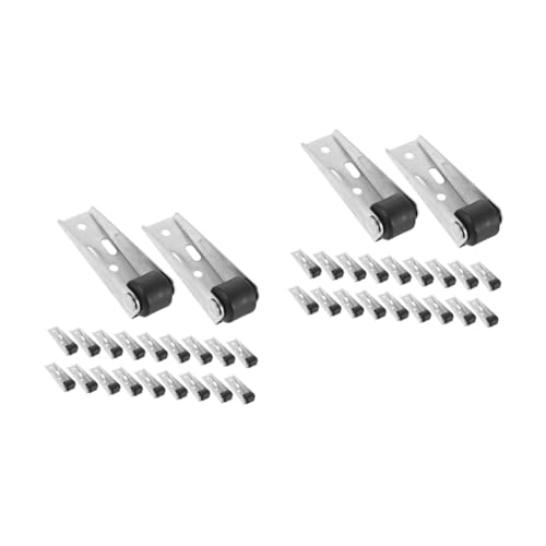 TEHAUX 40 Stück Türunterrolle Holztürunterrad Türrollenrad Herabhängende Rolle Gartentorstütze Hofzaunrolle Seitlich Montierte Lenkrollen Türradrolle Silbereisen TEHAUX 40 Stück Türunterrolle Holztürunterrad Türrollenrad Herabhängende Rolle Gartentorstütze Hofzaunrolle Seitlich Montierte Lenkrollen Türradrolle Silbereisen von TEHAUX