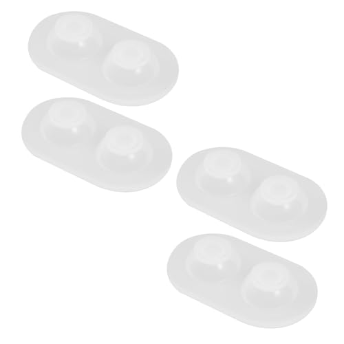 TEHAUX 4Stücke Silikonform Für DIY Puppenaugen Runde Form Kompatibel Mit Verschiedenen Puppengrößen Leicht Zu Reinigen Und Kreativ Zu Gestalten Bastelmaterialien von TEHAUX