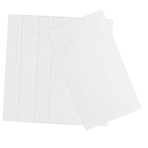 TEHAUX 5 Blätter Doppelseitige Schaumstoff Klebepads Selbstklebende Schaumstoffquadrate für Basteln Scrapbooking DIY Kunsthandwerk Vielseitig Verwendbar Glas Stoff Kunststoff von TEHAUX