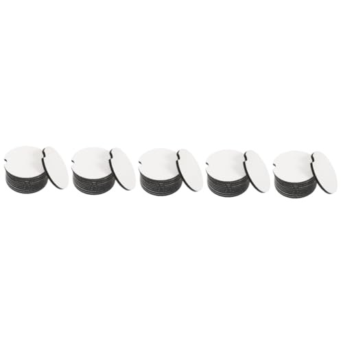 TEHAUX 5 Sätze Sublimations Untersetzer Blanko 20 Stück Untersetzer Sublimations Rohlinge Sublimationsbecher Spender Runder Becher Kalkfreier Becher Untersetzer 20 Stück * 5 von TEHAUX