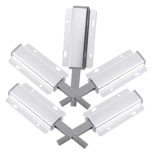 TEHAUX 5 Stück Aluminium Türverschluss Pressverschluss Push To Open Schranktür Riegel Magnetischer Türschnäpper für Küchenschränke und Kleiderschränke ohne Griff TEHAUX 5 Stück Aluminium Türverschluss Pressverschluss Push To Open Schranktür Riegel Magnetischer Türschnäpper für Küchenschränke und Kleiderschränke ohne Griff von TEHAUX