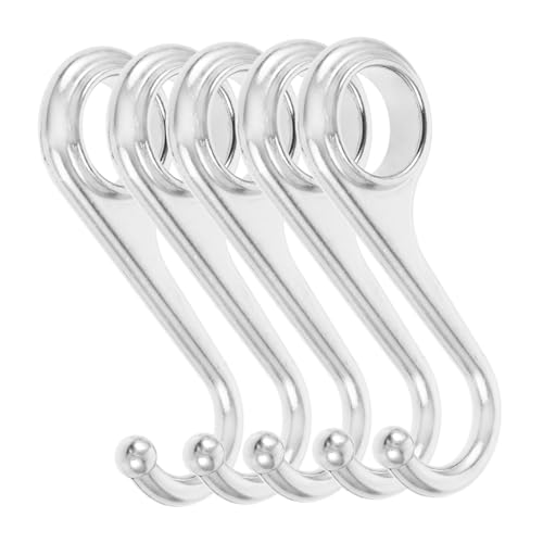 TEHAUX 5 Stück Metall Ringe Haken Multifunktional für Küche Bad und Zuhause Stabile Handtuchhalter und Schlüsselaufhänger Einfach zu Montieren Rutschfest Kompakt und Vielseitig TEHAUX 5 Stück Metall Ringe Haken Multifunktional für Küche Bad und Zuhause Stabile Handtuchhalter und Schlüsselaufhänger Einfach zu Montieren Rutschfest Kompakt und Vielseitig von TEHAUX