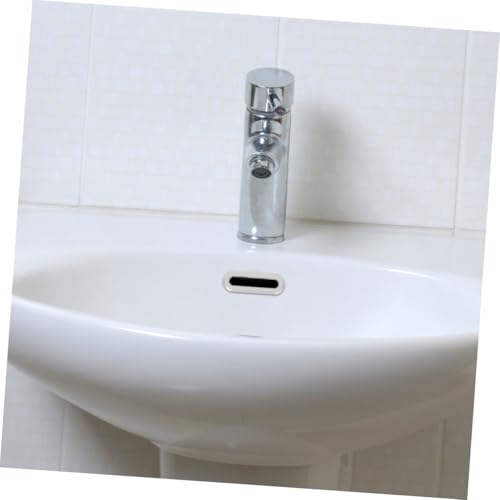 TEHAUX 5 Stück Ovaler Überlaufabdeckung aus Robustem Abs Kunststoff Passgenau für Waschbecken und Spülen Verhindert Wasserspritzer Langlebig Geeignet für Badezimmer und Küche Praktische TEHAUX 5 Stück Ovaler Überlaufabdeckung aus Robustem Abs Kunststoff Passgenau für Waschbecken und Spülen Verhindert Wasserspritzer Langlebig Geeignet für Badezimmer und Küche Praktische von TEHAUX