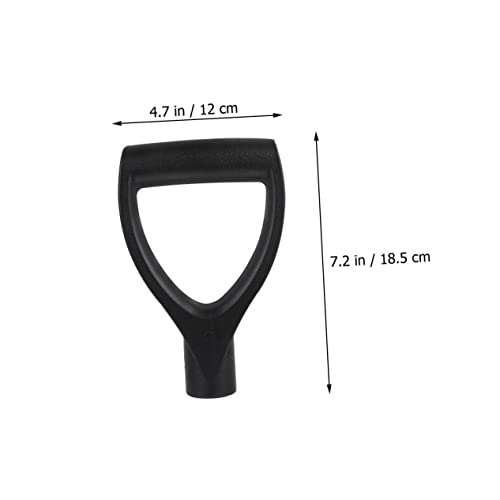 TEHAUX 5 Stück Teiliges D Griff Kunststoff schaufelgriffe Ergonomisch rutschfest Komfortabel für Schneeschaufeln und Gartengeräte Einfache Montage Langlebig Stabile Handhabung von TEHAUX