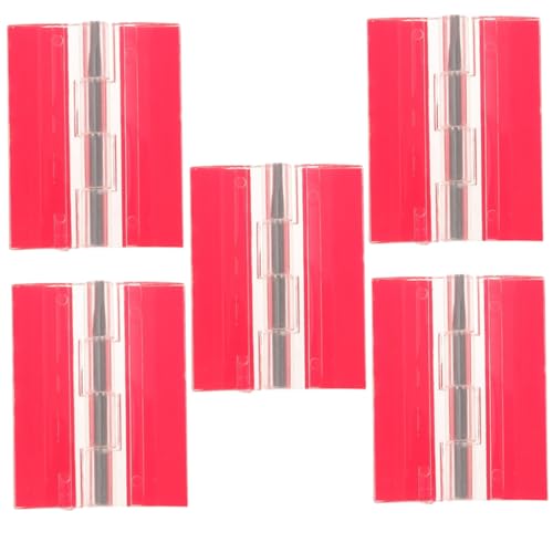 TEHAUX 5 Stück Teiliges Selbstklebende Acrylscharnier Transparent Stark Haftend Verstellbar Korrosionsbeständig für Schmuckkästen DIY möbel Aquarienabdeckungen Langlebige von TEHAUX