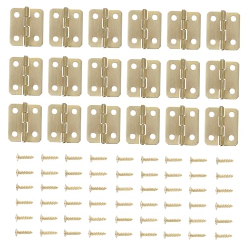 TEHAUX 50 Sätze Teiliges Mini Eisenscharnier für Schmuckboxen Kompakt und Rostfrei Langlebige Scharnierbeschläge Vielseitig für Kleine Holzkisten und Geschenkboxen Geeignet TEHAUX 50 Sätze Teiliges Mini Eisenscharnier für Schmuckboxen Kompakt und Rostfrei Langlebige Scharnierbeschläge Vielseitig für Kleine Holzkisten und Geschenkboxen Geeignet von TEHAUX