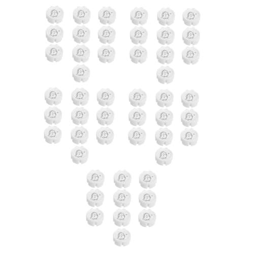 TEHAUX 50 Stck. Teiliges Steckdosensicherung Schutzstecker aus Langlebigem Material Kindersichere Steckdosenabdeckungen Staubgeschützt Leicht zu Reinigen für Jungen und Mädchen Geeignet von TEHAUX