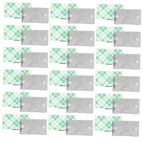 TEHAUX 50 Stück Selbstklebende Kabelhalter für Haushaltsgeräte Kabelclips Kabelorganizer für Schreibtisch und Küchengeräte Sicheres Kabelmanagement Verhindert und Beschädigung von TEHAUX