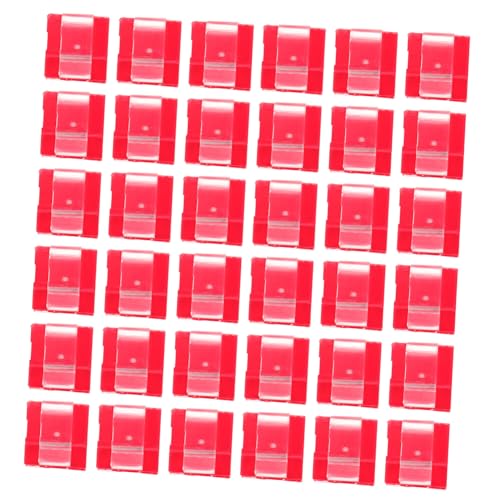 TEHAUX 50 Stück Teiliges Selbstklebendes Kabelmanagement Transparente Kabelclips zur Kabelorganisation Praktische Kabelhalter für Schreibtisch USB Datenkabel Einfacher Kabelaufbewahrer von TEHAUX