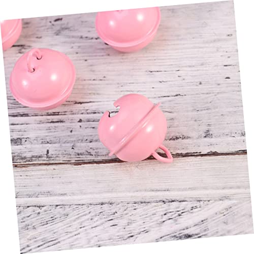 TEHAUX 50stücke Metallglöckchen Runde Mini-Glocken Aus Eisen Farbig Bemalt Weihnachtsglöckchen Für Basteln Schmuck Dekoration DIY-projekte Party-zubehör von TEHAUX