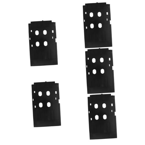 TEHAUX 5stücke Card Printer Tray PVC Für Id-Karten-Druck Stabiler Kartendrucker- Für Bequeme Nutzung Kompatibel Für Professionelle Anwendungen von TEHAUX