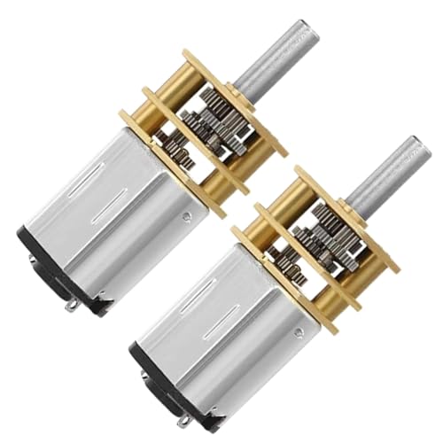TEHAUX 6 Stck. Micro Getriebemotor Vollmetall Mini Elektromotor mit Hoher Kraft Langlebig und Stabil für Rc Auto Robotermodelle DIY und Elektrische Geräte TEHAUX 6 Stck. Micro Getriebemotor Vollmetall Mini Elektromotor mit Hoher Kraft Langlebig und Stabil für Rc Auto Robotermodelle DIY und Elektrische Geräte von TEHAUX