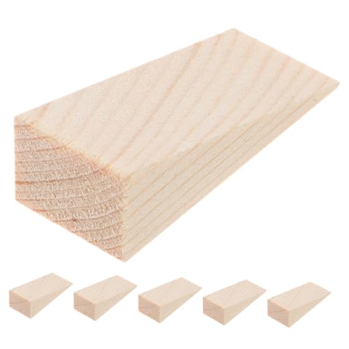 TEHAUX 6 Stück Rutschfeste Holz Türstopper Triangular Door Wedge aus Holz für Büro Möbel und Türsicherheit Langlebig und Elegant mit Chevron Muster für Sicheren Halt TEHAUX 6 Stück Rutschfeste Holz Türstopper Triangular Door Wedge aus Holz für Büro Möbel und Türsicherheit Langlebig und Elegant mit Chevron Muster für Sicheren Halt von TEHAUX