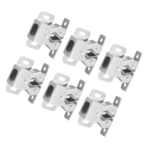 TEHAUX 6 Stück Teiliges Doppel Rollenschnäpper für Schranktüren Robuste Möbelverschlüsse für Kleiderschränke Küchenschränke und Schranktüren Einfache Installation und Verbesserte TEHAUX 6 Stück Teiliges Doppel Rollenschnäpper für Schranktüren Robuste Möbelverschlüsse für Kleiderschränke Küchenschränke und Schranktüren Einfache Installation und Verbesserte von TEHAUX