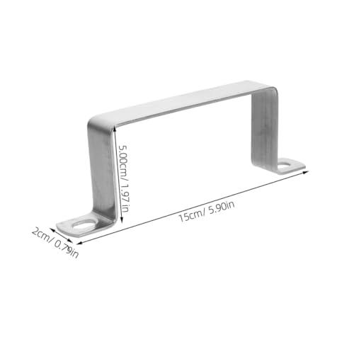 TEHAUX 6 Stück Teiliges Edelstahl Rohrhalterung U-klammer Rohrschelle Quadratrohrbefestigung Wetterfest Stabil für Innen Außen mit Rechtem Winkel Halterung TEHAUX 6 Stück Teiliges Edelstahl Rohrhalterung U-klammer Rohrschelle Quadratrohrbefestigung Wetterfest Stabil für Innen Außen mit Rechtem Winkel Halterung von TEHAUX