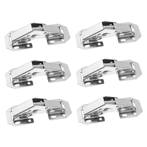 TEHAUX 6 Stück Teiliges Hydraulikscharnier für Schranktüren Aufschraub Scharnier mit Dämpfung Geräuschloses Öffnen Vielseitig für Küchen Kleiderschränke und Möbel Geeignet TEHAUX 6 Stück Teiliges Hydraulikscharnier für Schranktüren Aufschraub Scharnier mit Dämpfung Geräuschloses Öffnen Vielseitig für Küchen Kleiderschränke und Möbel Geeignet von TEHAUX