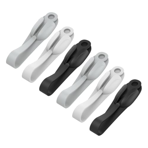 TEHAUX 6 Stück Teiliges Kabelhalter Selbstklebend Multifunktionaler Kabelorganizer für Büro und Zuhause Robuster Klebeschaum Geeignet für Standardstecker Einfaches Kabelmanagement und von TEHAUX