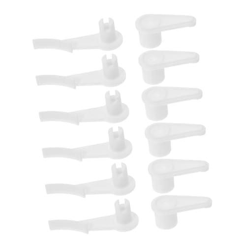 TEHAUX 6 Stück Teiliges Kunststoff Deckenlampen Halterung Clips für LED Lampenschirme Feste Befestigungsklammern für Deckenleuchten Sichere Montage und Schutz gegen Thermische Ausdehnung TEHAUX 6 Stück Teiliges Kunststoff Deckenlampen Halterung Clips für LED Lampenschirme Feste Befestigungsklammern für Deckenleuchten Sichere Montage und Schutz gegen Thermische Ausdehnung von TEHAUX