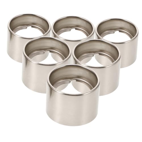 TEHAUX 6 Stück Teiliges Lampenfassung Ringe Metall mit Gewinde für Mittelgroße Keramikfassung Hitzebeständig Sicher Fixierend Vielseitig Passend für Deckenleuchten und Stehlampen TEHAUX 6 Stück Teiliges Lampenfassung Ringe Metall mit Gewinde für Mittelgroße Keramikfassung Hitzebeständig Sicher Fixierend Vielseitig Passend für Deckenleuchten und Stehlampen von TEHAUX