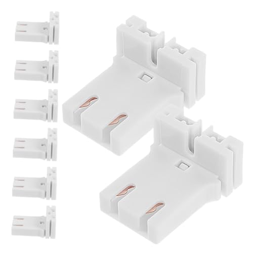 TEHAUX 8 Stück Stecker Lampe Basis für Leuchtstoffröhren Robust und Langlebig Einfache Installation für Büro und Industrieanwendungen TEHAUX 8 Stück Stecker Lampe Basis für Leuchtstoffröhren Robust und Langlebig Einfache Installation für Büro und Industrieanwendungen von TEHAUX