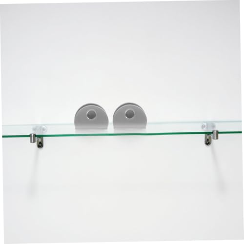 TEHAUX 8 Stück Teiliges Edelstahl Glashalter Halbkreis Klammern für Glasregale Klemmhalterung S Einfache Montage Robuste Glasfixierung für Spiegel und Glasplatten TEHAUX 8 Stück Teiliges Edelstahl Glashalter Halbkreis Klammern für Glasregale Klemmhalterung S Einfache Montage Robuste Glasfixierung für Spiegel und Glasplatten von TEHAUX
