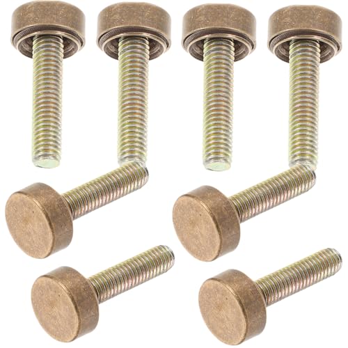 TEHAUX 8 Stück Teiliges Messing Deko Schrauben mit Abgedecktem Kopf Selbstschneidende Spiegelschrauben für Möbelbefestigung und Glasdekoration Rostfrei Vintage Look Vielseitig Einsetzbar TEHAUX 8 Stück Teiliges Messing Deko Schrauben mit Abgedecktem Kopf Selbstschneidende Spiegelschrauben für Möbelbefestigung und Glasdekoration Rostfrei Vintage Look Vielseitig Einsetzbar von TEHAUX