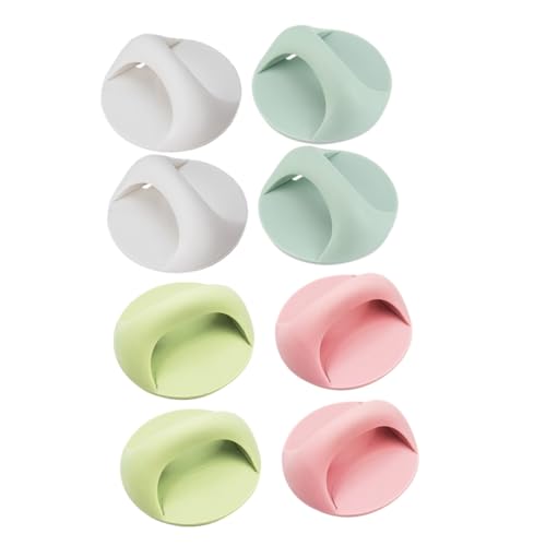 TEHAUX 8 Stück Teiliges Selbstklebendes Türgriff Multifunktionale Kunststoff ziehgriffe in Weiß Blau und Grün Einfache Montage für Schränke Möbel und Kleiderschränke TEHAUX 8 Stück Teiliges Selbstklebendes Türgriff Multifunktionale Kunststoff ziehgriffe in Weiß Blau und Grün Einfache Montage für Schränke Möbel und Kleiderschränke von TEHAUX