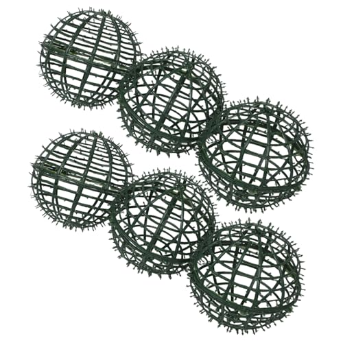 TEHAUX 8 Stück Teiliges Topiary Kugelrahmen Stabiler Draht Blumenarrangement Halter Hohler DIY Formschnitt Kugelkäfig für Garten Hochzeit Dekoration von TEHAUX