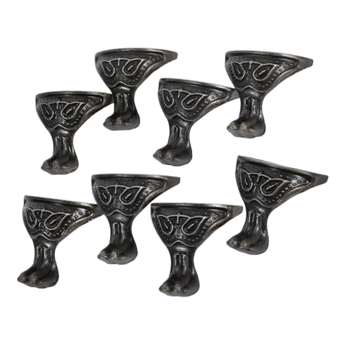 TEHAUX 8 Stück Teiliges Vintage Metallboxfüße aus Zinklegierung Kleine Dekorative Eckschutzfüße mit Tiergesicht für Schmuck- Aufbewahrungsboxen Retro Möbeldekoration für Innenräume TEHAUX 8 Stück Teiliges Vintage Metallboxfüße aus Zinklegierung Kleine Dekorative Eckschutzfüße mit Tiergesicht für Schmuck- Aufbewahrungsboxen Retro Möbeldekoration für Innenräume von TEHAUX