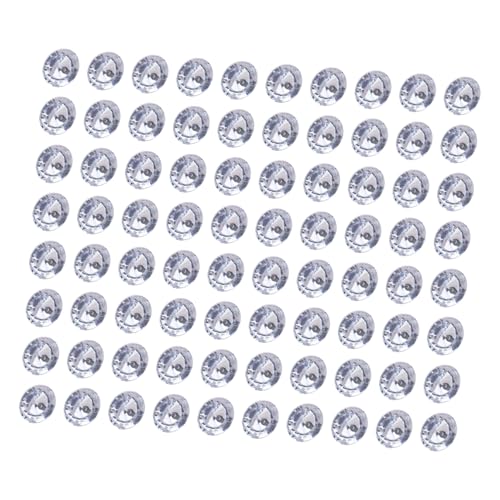 TEHAUX 80 Stück Teiliges Kristallknöpfe Abnehmbare Strass-deko für Möbelpolsterung Langlebig Farbbeständig Funkelndes DIY Zubehör für Sofa Kopfteil Wanddeko von TEHAUX
