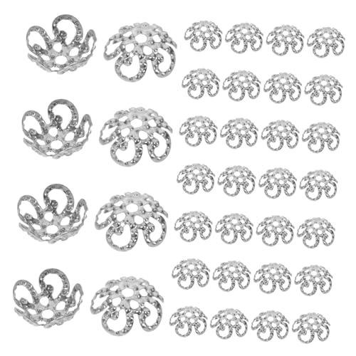 TEHAUX 800 Stück Metall Perlenkappen Vintage Blumen Design Schmuckherstellung Bead Caps Spacer Caps für DIY Armbänder Ohrringe Einfache Montage und Vielseitige Verwendung TEHAUX 800 Stück Metall Perlenkappen Vintage Blumen Design Schmuckherstellung Bead Caps Spacer Caps für DIY Armbänder Ohrringe Einfache Montage und Vielseitige Verwendung von TEHAUX