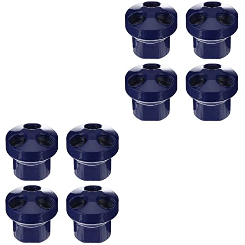 TEHAUX 8Pcs3 Zubehör Stecker Verbinder Splitter Verbinder Schnellauslass Kupplung Rund/Industrie für Adapter Verteilerschlauch Langlebige Verteiler Verteiler Verteiler Wege Industrie von TEHAUX