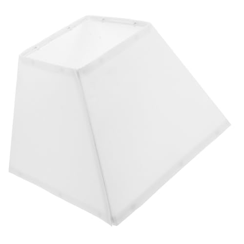 TEHAUX Abnehmbarer Stoff Lampenschirm Trapezförmig Weiß für Steh Tischlampe Leicht zu Reinigen und Einfach zu Montieren Elegante Lampenabdeckung für Wohn Schlafzimmer TEHAUX Abnehmbarer Stoff Lampenschirm Trapezförmig Weiß für Steh Tischlampe Leicht zu Reinigen und Einfach zu Montieren Elegante Lampenabdeckung für Wohn Schlafzimmer von TEHAUX