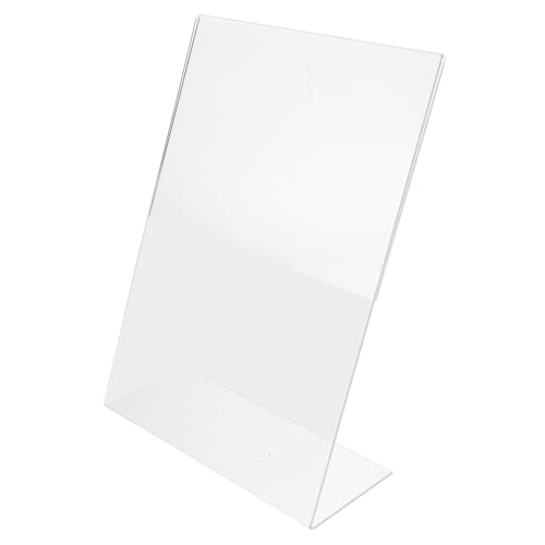 TEHAUX Acryl Tischaufsteller für Menükarten und Tischkärtchen Stabiler Transparenter Kartenhalter für Restaurant Büro Hochzeit und Ausstellungen TEHAUX Acryl Tischaufsteller für Menükarten und Tischkärtchen Stabiler Transparenter Kartenhalter für Restaurant Büro Hochzeit und Ausstellungen von TEHAUX