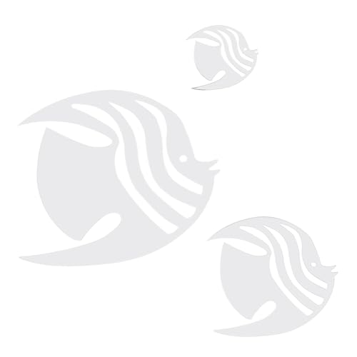 TEHAUX Acryl Wandtattoo Spiegel Wandaufkleber Tropical Fish Muster Langlebig Selbstklebend Dekor Wohnzimmer Badezimmer Kinderzimmer Wanddeko Meerespflanzen TEHAUX Acryl Wandtattoo Spiegel Wandaufkleber Tropical Fish Muster Langlebig Selbstklebend Dekor Wohnzimmer Badezimmer Kinderzimmer Wanddeko Meerespflanzen von TEHAUX