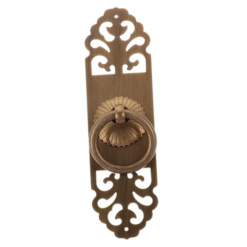 TEHAUX Antike Vintage Möbelgriffe aus Massivem Messing Chinesischer Stil Kupfer Schrankgriffe für Kommode Kleiderschrank und Möbel Poliert Langlebig Elegant von TEHAUX