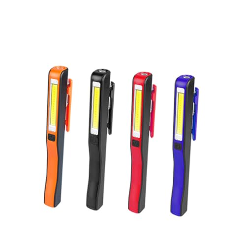 TEHAUX Arbeiten in Licht taschenlampe Cob-Stift-Licht Taschenfederlicht Inspektionslicht Stiftlicht Blitzlicht rot von TEHAUX