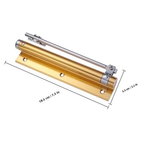 TEHAUX Automatischer Türschließer Einstellbar Leichtes Aluminium Türfeder Scharniertürschließer für Innentüren Bereich Nachrüsten Ohne Bohren TEHAUX Automatischer Türschließer Einstellbar Leichtes Aluminium Türfeder Scharniertürschließer für Innentüren Bereich Nachrüsten Ohne Bohren von TEHAUX